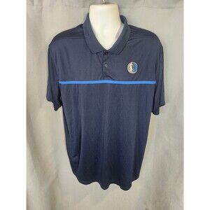 Men’s Nike Dri-FIT Dallas Mavericks Polo Shirt Blue Size XXL Basketball NBA‎ EUC